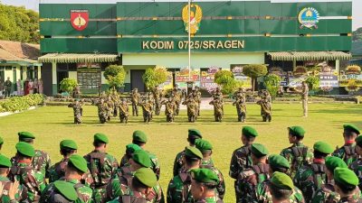 Peringatan HUT TNI ke-80 Kodim Sragen berlangsung khidmat