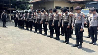 Polresta Pati Siagakan Ratusan Personel Amankan Aksi Unjuk Rasa di Alun-Alun Tayu