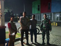 Patroli Siskamling Bhabinkamtibmas dan Babinsa Serdang Kulon Wujudkan Keamanan Lingkungan di Cluster Agung Indah