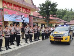 Pimpin Apel Launching Pamapta SPKT, Kapolres Toba : Dorong Pelayanan Polisi Lebih Responsif