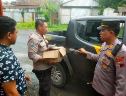 Kapolsek Tayu pimpin langsung Ops Pekat dg sasaran Miras dalam rangka cipta kondisi menjelang Rapat Paripurna Pansus Hak Angket
