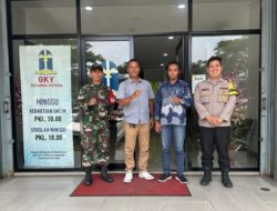 Wujudkan Minggu Kasih, Polsek Pasarkemis Amankan Ibadah di Gereja GKY Suvarna Sutera