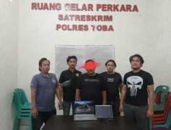 Pelaku Pencurian Ipad di Puskesmas Sigumpar Berhasil Ditangkap Tim Jatanras Polres Toba di Taput
