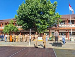 Polisi Jadi Pembina Upacara di SMA Negeri 1 Donorojo, Imbau Siswa Hindari Kenakalan Remaja
