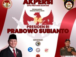 AKPERSI DPD Provinsi Banten Ucapkan Selamat Ulang Tahun ke-74 Presiden RI Prabowo Subianto