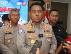 Rangkaian Hari Jadi ke-74 Humas Polri, Polresta Tangerang Gelar Donor Darah Bareng Wartawan