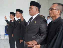 Bupati Toba Melantik/Pengambilan Sumpah Sejumlah Pejabat di Jajaran Pemkab Toba