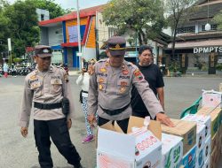 Beredar Video Dinarasikan Polisi Hendak Rampas Kardus Air Mineral Posko AMPB, Begini Faktanya