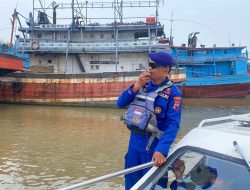 Satpolairud Polresta Pati Gencarkan Patroli Cegah Kebakaran Kapal, Prosedur Keselamatan Kapal Disisir Ketat di Sungai Silugonggo