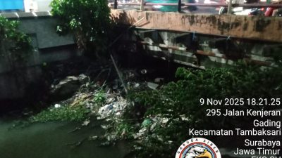 Sungai Kedung Cowek Tercemar Parah: Bau Menyengat dan Sampah Menumpuk, Warga Resah