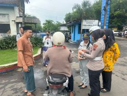 Satlantas Polresta Pati Gelar Sosialisasi dan Penertiban Gabungan di Jalur Pati–Gabus