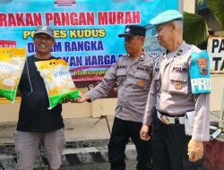 Polres Kudus dan Bulog Gelar Gerakan Pangan Murah, Salurkan 50 Ton Beras SPHP untuk Warga