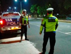 Satlantas Polresta Pati Intensifkan Patroli Cegah Kecelakaan di Titik Pekerjaan Jalan Pati–Kudus
