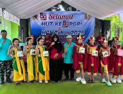 PGRI Cabang Sukolilo Gelar Jalan Santai dan Lomba Siswa Memperingati HUT ke-80