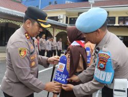 Cegah Bullying dan Kenakalan Remaja, Kapolres Pelabuhan Tanjung Perak Kukuhkan Polisi Siswa