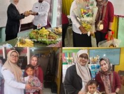 Para Komite SDN Pabuaran 02 Membuat Nasi Tumpeng untuk Merayakan Hari Guru Nasional