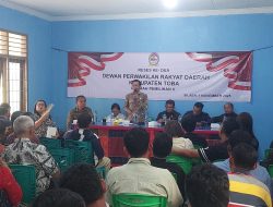 Reses II DPRD Toba Dapil V Serap Aspirasi Masyarakat di Kecamatan Silaen