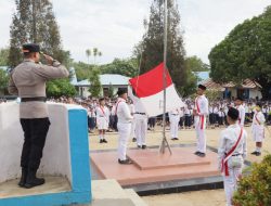 Kapolres Toba Berikan Pesan Moril dan Ajak Siswa Pentingnya Tertib Berlalulintas