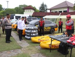 Ratusan Personel Dikerahkan, Kapolresta Tangerang Pimpin Apel Tanggap Darurat Siaga Bencana