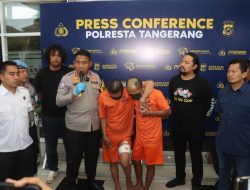 Sempat Melawan, Polresta Tangerang Ringkus Dua Pelaku Curanmor Bersenpi