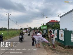 Polisi Mediasi Warga Tambaharjo Copot 27 Banner di Jalan Sengketa Menuju Payang