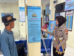 Satpas 1423 Polresta Cilacap Pertegas Komitmen Lewat Sosialisasi Maklumat Pelayanan SIM