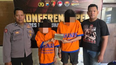 Polsek Kenjeran Ungkap Kasus Penipuan dan Penggelapan Sepeda Motor, Dua Pelaku Diamankan