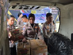 Polres Mojokerto Kota Salurkan Paket Bantuan untuk Korban Bencana Aceh Sumatera
