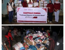 PT Arara Abadi Bersama PT Indah Kiat Salurkan Sambako dan Pakaian Layak