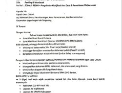 Somasi Terakhir Tak Ditanggapi, Lima Desa di Pagedangan Disorot