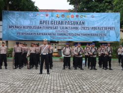 Apel Gelar Pasukan Operasi Lilin 2025 Digelar, Kapolresta Pati Tegaskan Kesiapan Maksimal Amankan Nataru