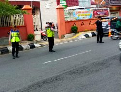 Polisi Kawal Ibadah Minggu di GIA Pati, Pastikan Situasi Aman Kondusif