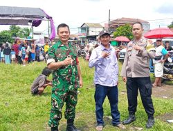 Serka Rudi Babinsa kelurahan bunder Lakukan Monitoring dan Pengamanan Pemilihan Ketua RW 02 Kelurahan Bunder