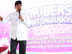 Bupati Tangerang Berikan Bantuan Pemasangan Air PDAM Gratis untuk 250 Warga Desa Tanjakan Mekar