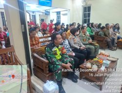 Ibadah Natal Berjalan Khidmat, Kapolres Pasuruan Apresiasi Sinergi Tiga Pilar