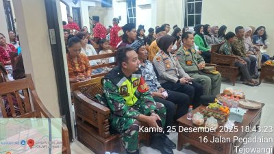 Ibadah Natal Berjalan Khidmat, Kapolres Pasuruan Apresiasi Sinergi Tiga Pilar