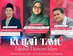 Fakultas Ekonomi Islam IMHS Gelar Kuliah Tamu Outlook Ekonomi 2026
