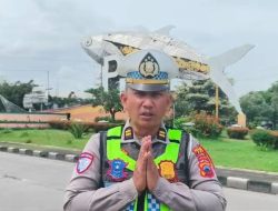 Pengaturan Intensif Polisi, Lalu Lintas Jalur Kudus–Pati di Tugu Bandeng Terpantau Lancar