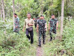 Dandim Grobogan Tinjau Lokasi Pembangunan Brigif TP di Desa Monggot