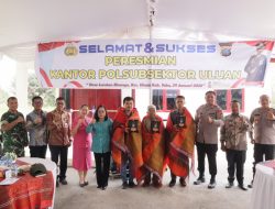 Kapolres Toba Resmikan Polsubsektor Uluan, Tingkatkan Pelayanan dan Keamanan Masyarakat