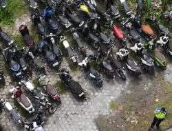 Polres Jember Amankan Sejumlah Ranmor Tak Sesuai Spektek Sering Balap Liar