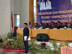 Bupati Toba Lantik 98 Pejabat Administrator, Pejabat Pengawas dan Pejabat Fungsional