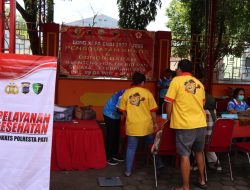 Layani 58 Warga di Klenteng Hok Tik Bio, Sidokkes Polresta Pati Buka Klinik Gratis Saat Imlek