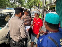 Polsek Bubutan Tertibkan Jukir Liar di Jalan Dupak