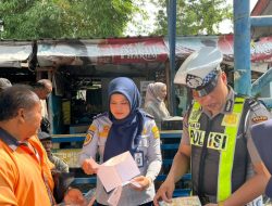Upaya menekan Kecelakaan Satlantas Polres Pasuruan Gelar Ramp Check Angkutan Umum di Terminal Pandaan