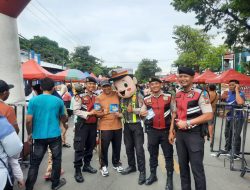 Operasi Keselamatan Semeru, Polres Situbondo Sampaikan Pesan Kamseltibcarlantas di CFD