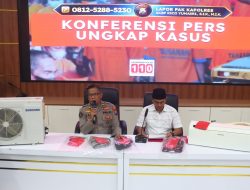 Polres Probolinggo Kota Amankan Tersangka Spesialis Pembobol Sekolah dan Perkantoran