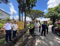 Polisi Tangani Blackspot Pasca Banjir di Pantura Pati–Juwana, Lalu Lintas Dikawal Agar Tetap Aman
