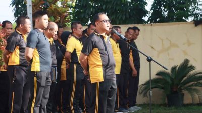 Polres Pasuruan Gelar Kerja Bakti Dukung Gerakan Indonesia ASRI