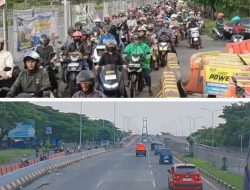 Arus Mudik Menguat, Jembatan Suramadu Dipadati Kendaraan Roda Dua